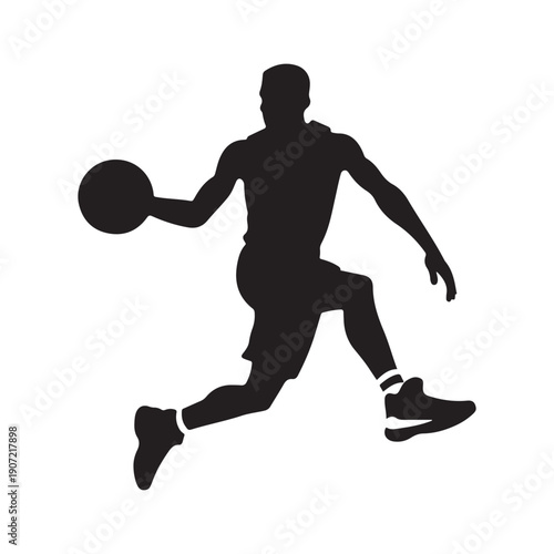 basketball crossover vector silhouette clip art logo design illustration.  abstract basketball icon collection