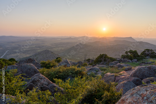 Sunset Over the Hills in Lawton, OK