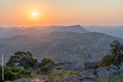 Sunset Over the Wichita Mountains, Lawton, OK