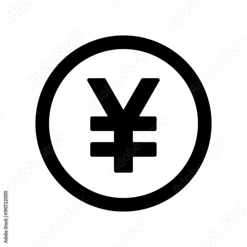 日本円マークのアイコン　通貨・コイン
