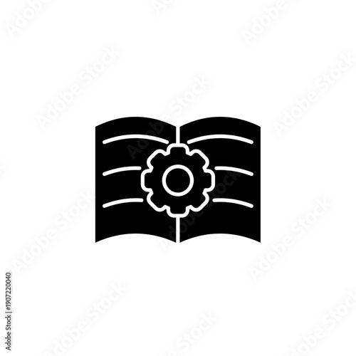 manual vector icon. flat sign for mobile concept and web design. Symbol, logo illustration. Vector graphics