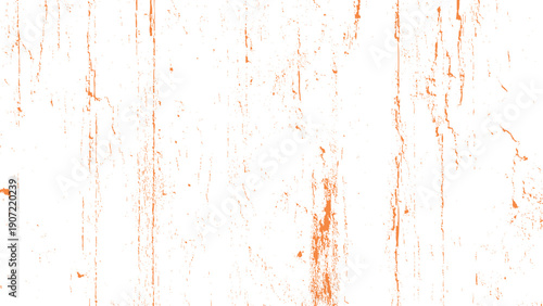 Rusty orange streaks on white surface texture