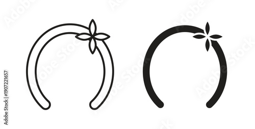 Hair band icon Thin Collection. Editable Stroke. Suitable for Websites