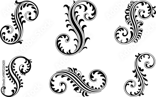 Elegant Vintage Ornamental Frame Collection Vector Set