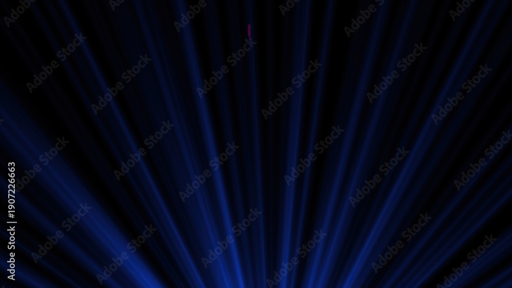 Obraz premium Abstract blue light rays on dark background creating dynamic effect