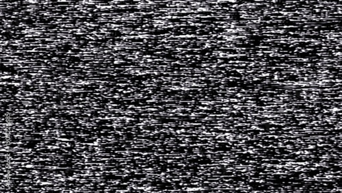 Photography Vintage tv static screen - classic monochrome noise texture in black and white