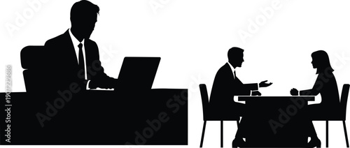 Business professionals in a meeting with a remote worker