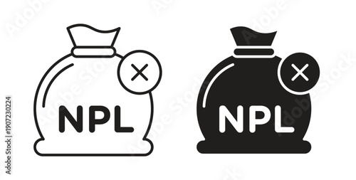 NPL icon Thin Collection. Editable Stroke. Suitable for Websites