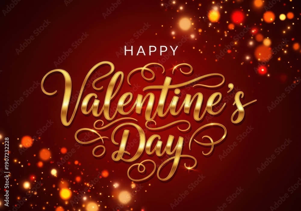 Fototapeta premium Happy valentine's day