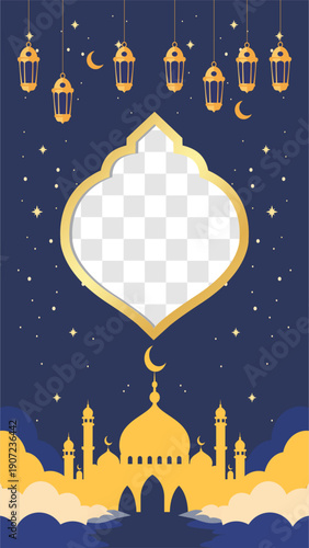 Social media banners for Ramadan Kareem. Social media ads, Ramadhan kareem celebration. 