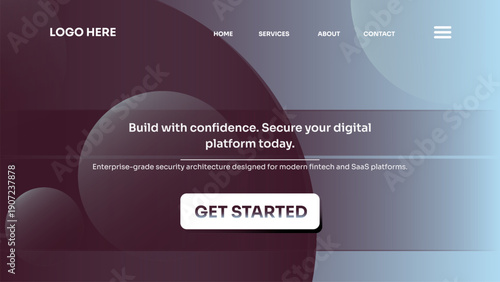 Call to action section for fintech and SaaS platforms, encouraging secure digital adoption