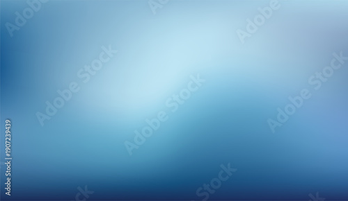 Abstract gradient background with soft blue, pale white, and deep indigo flowing forms for modern design element