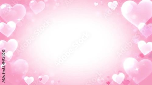 Pink Heart Backgrounds for Valentines Day.