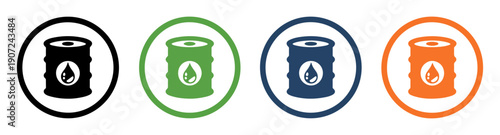 oil barrel fuel storage icon