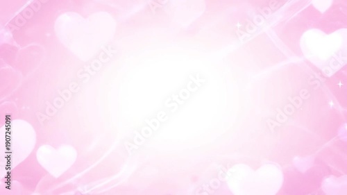 Pink Heart Backgrounds for Romantic Designs.