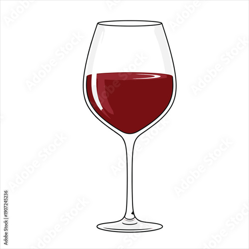 Elegant Red Wine Glass – Luxury Stemware for Tasting Dining