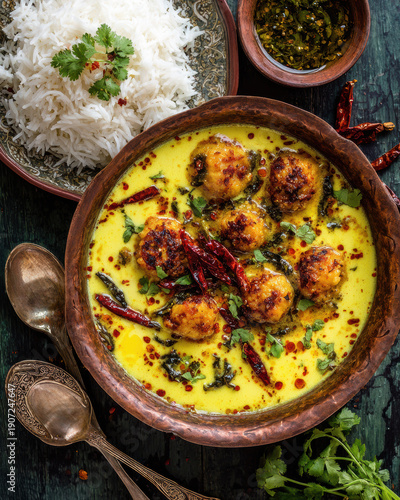 Traditional Indian comfort food styling photography
