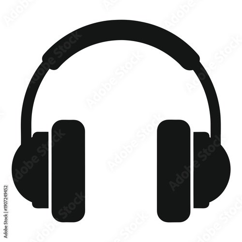 headphones icon vector illustration