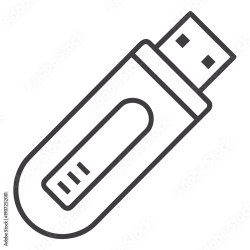 usb flash drive vector