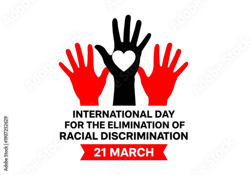 International day for the elimination of racial discrimination hands