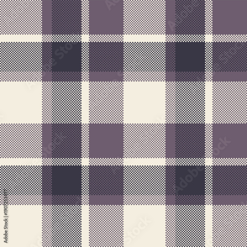 Package pattern seamless fabric, strong texture tartan background. Dye vector plaid check textile in light and pastel colors.
