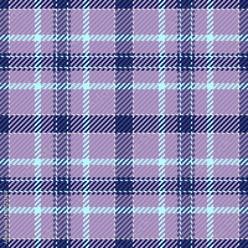 Velvet texture background pattern, various tartan plaid vector. Scrap seamless textile fabric check in pastel and blue colors.