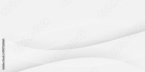 Curtain white wave soft shadow and blurred. frabic shapes curve designs. abstract backround on isolated.