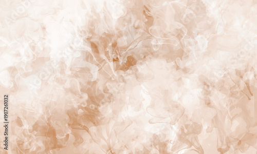 Atmospheric cloudscape formed by layered smoke motion