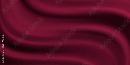 Black dark deep burgundy ruby cherry plum red abstract background. Silk satin velvet fabric. Elegant luxury rich. Curtain drapery fold line wave flow. Romance, Valentine, Birthday. Christmas. Design.