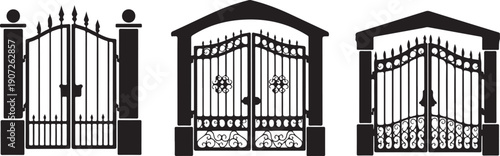 Black metal gates with decorative black gates decorative gates iron gates