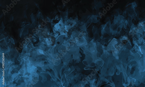 Mysterious atmospheric mist with dynamic swirling motion