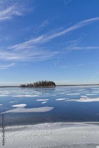 Astotin Lake in the Late Fall