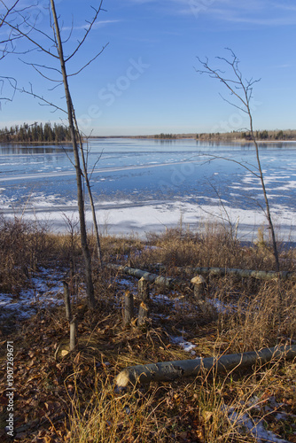 Astotin Lake in the Late Fall
