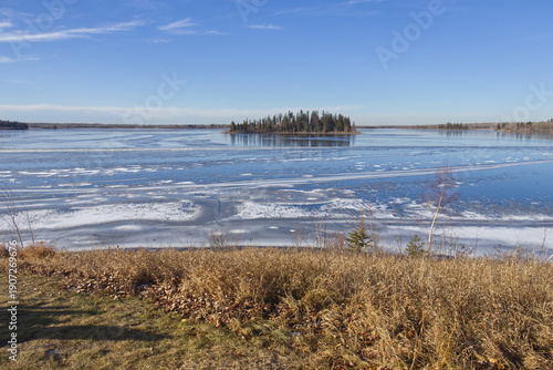 Astotin Lake in the Late Fall