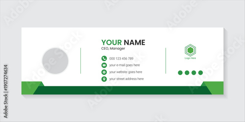 Professional Email Signature Template for Business Branding