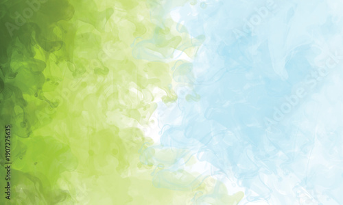 Atmospheric smoke layers forming a powerful visual field