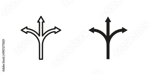 Flexibility icon. Outline and flat icons collection. EPS10