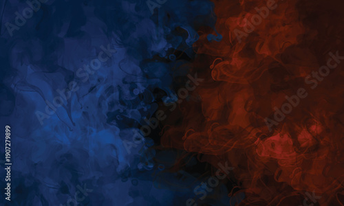 Cinematic smoke formations shaping an abstract visual environment