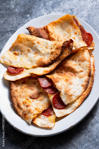 italian flatbread piadina street food