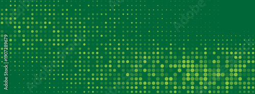 Green Tech Finance Fintech Background Pattern. Vector