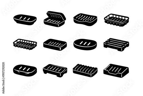 Generation construction durable simple soap variation image plastic ceramic sturdy body vector