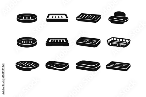 Icon item tool washroom vector simple care generation soap image everyday geometry