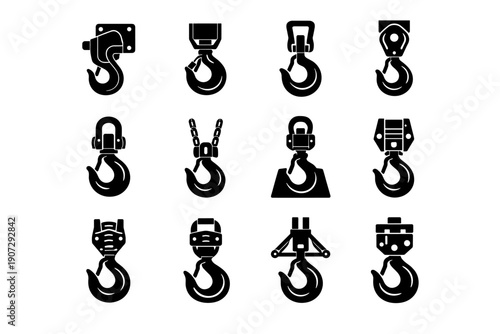 Simple image concept icon generation icons strong load durable vector geometry reinforced