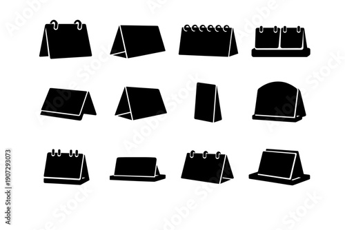 Date timekeeping calendar simple balanced image forms icon vector generation slim block