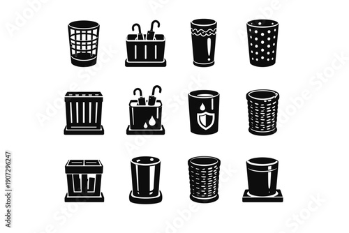 Durable icon solid material rack concept vector generation image plastic holder simple