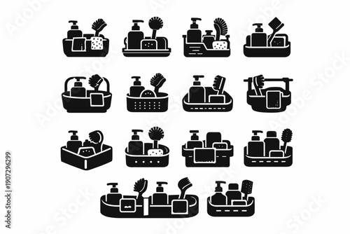 Concepts icon efficiency image reduction generation concept tidy vector simple clutter order