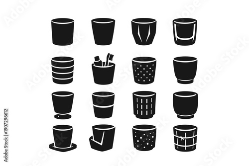 Icon vector generation element bathroom countertop image minimalist black simple detail modern