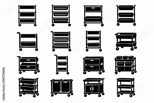 Vector balance aesthetic minimalist interior visual simple icon styling utility generation storage