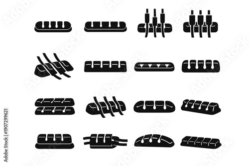Modern vector helper generation form design management desk simple channels wire icon