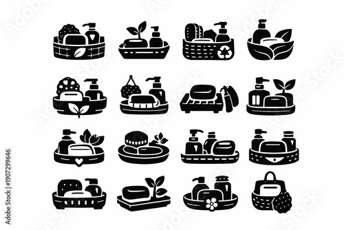 Symbol generation icon vector solution green responsible image home living sustainable eco